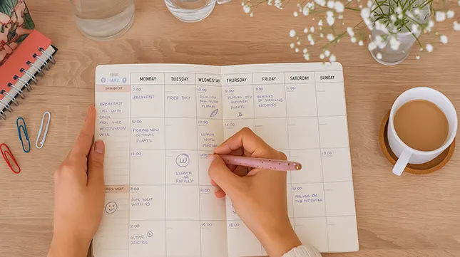 Plan Early and Stay Organised